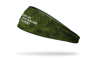 Social Distancing Expert Headband-Green